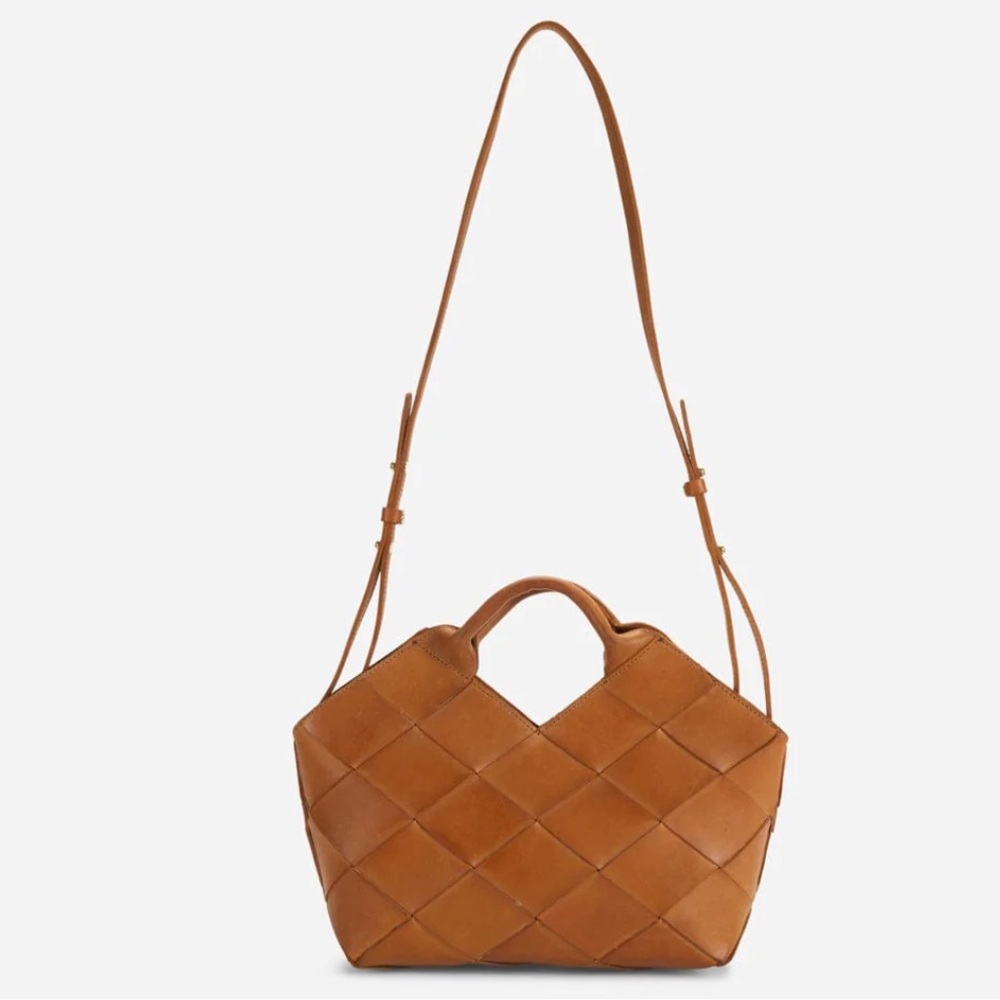 Woven Leather Bag - Picture 2 of 5